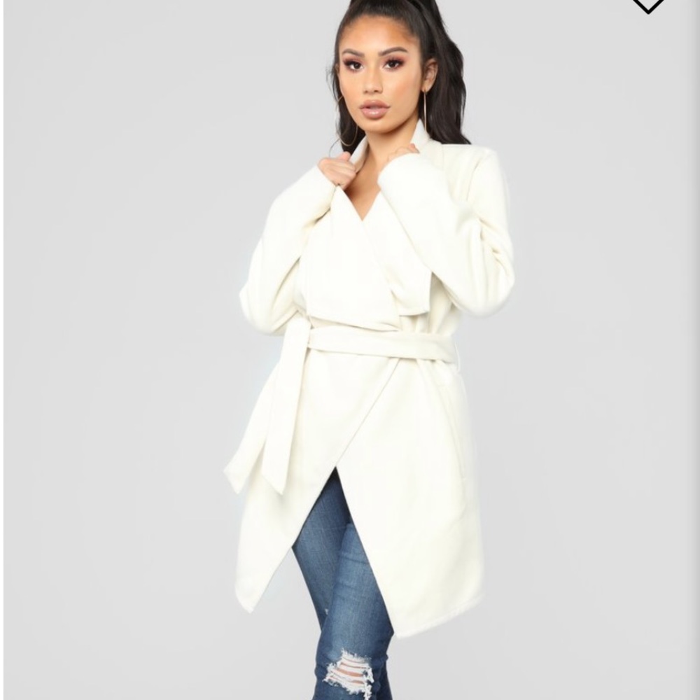 Light cream coat